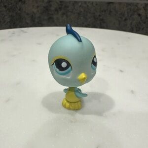 LPS #190 Blue Parakeet Bird 2005 Authentic Toy Hasbro Collector Littlest PetShop